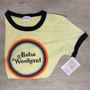 LuLaRoe Liv Graphic Tee Shirt